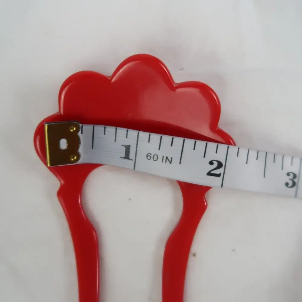 Vintage red acrylic